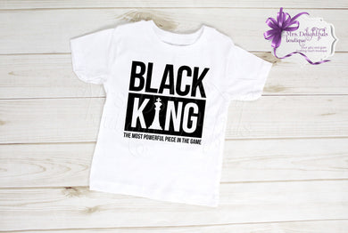 Black king t shirt