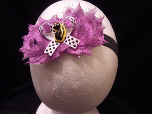 Giltter Girly Purple Halloween Headbands